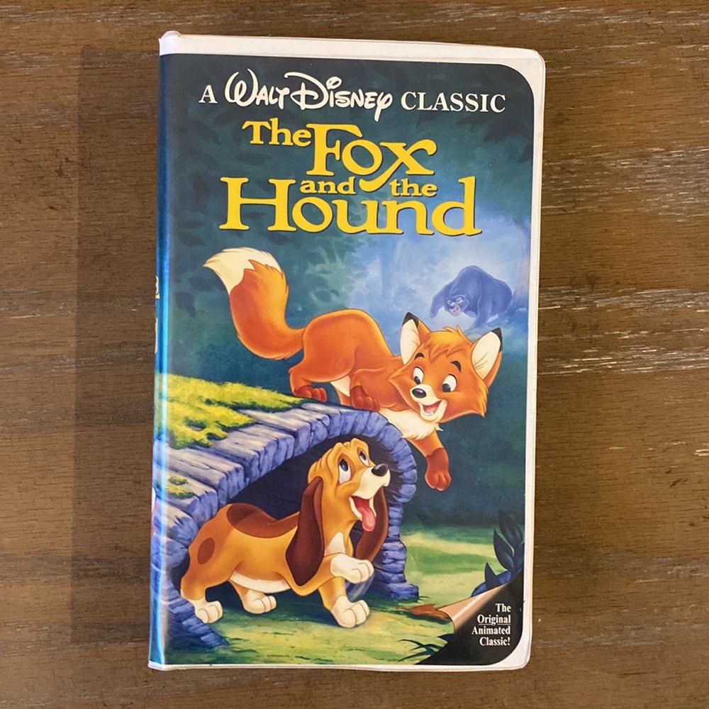 1994 Original Vintage Walt Disney's Black Diamond "The Fox and the Hound" VHS